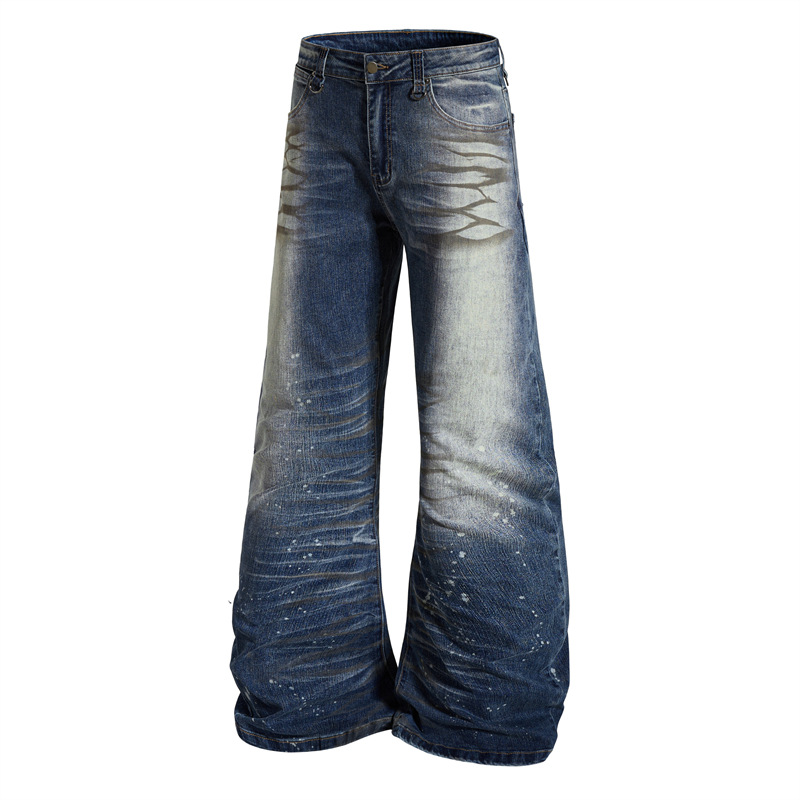 Summer Clothing Drip - Bootcut Jeans For Man Straight Denim