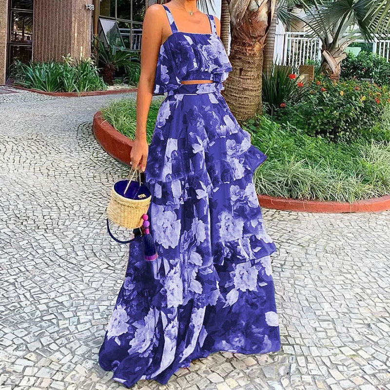 Women's Two Piece Outfits Flor - مراجعة Summer Clothing Bundle وسعره