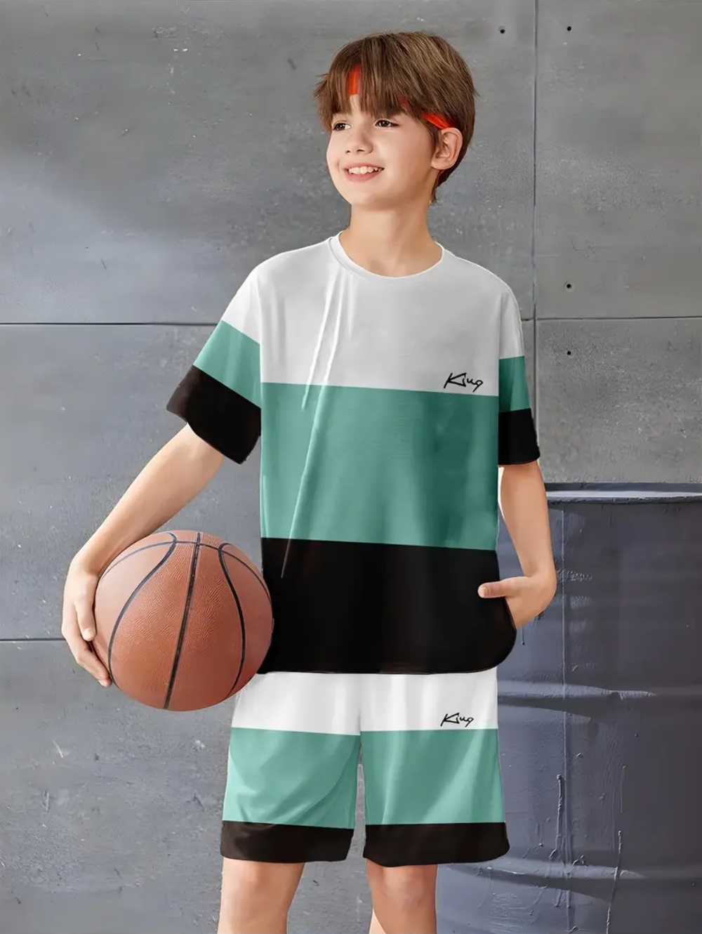 Boys' Set Classic Print Patter - مراجعة Summer Clothing List وسعره