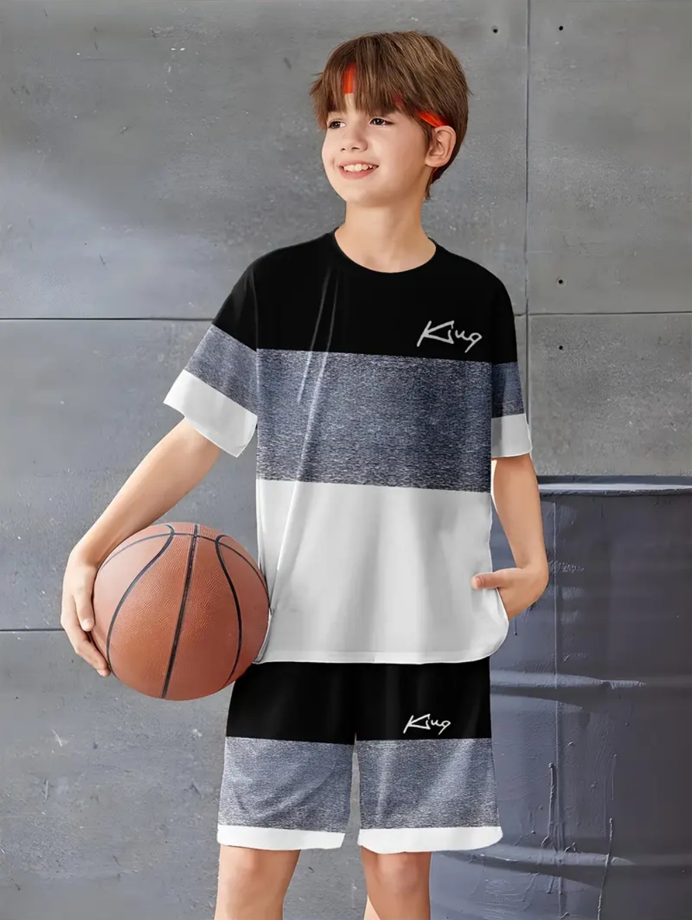 Boys' Set Classic Print Patter - مراجعة Summer Clothing List وسعره