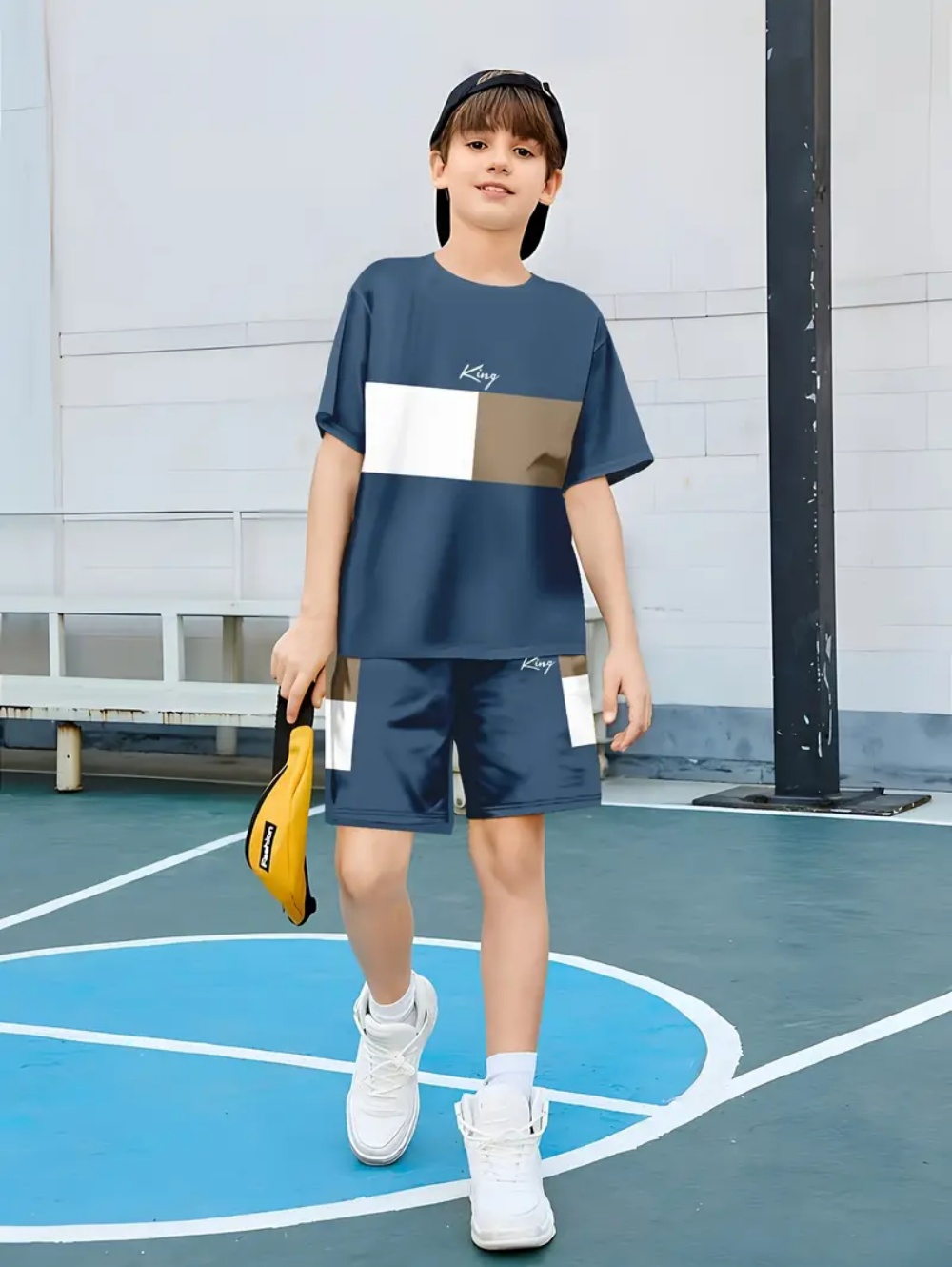 Boys' Set Classic Print Patter - مراجعة Summer Clothing List وسعره