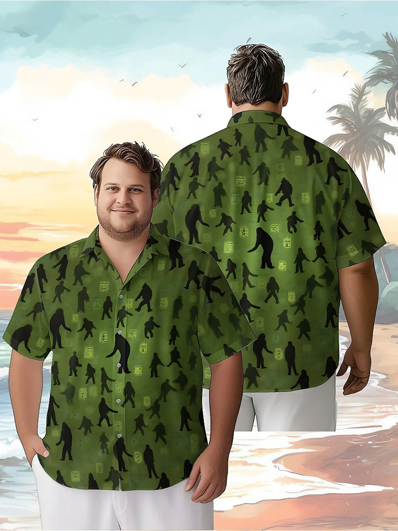 Men's Plus Size Hawaiian Shirt - مراجعة Summer Clothing For A Beach وسعره