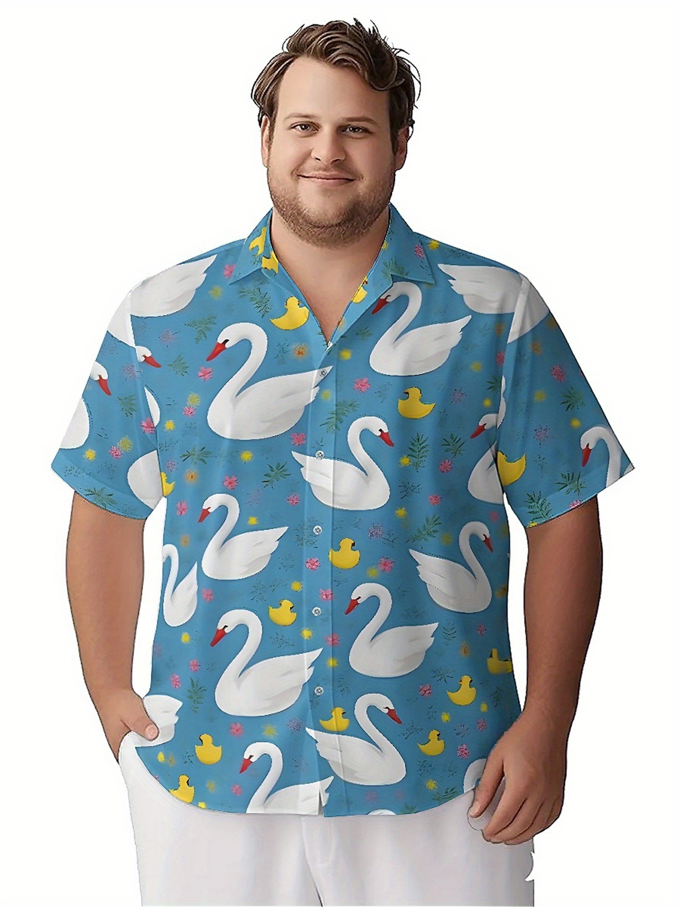 Men's Plus Size Hawaiian Shirt - مراجعة Summer Clothing For A Beach وسعره