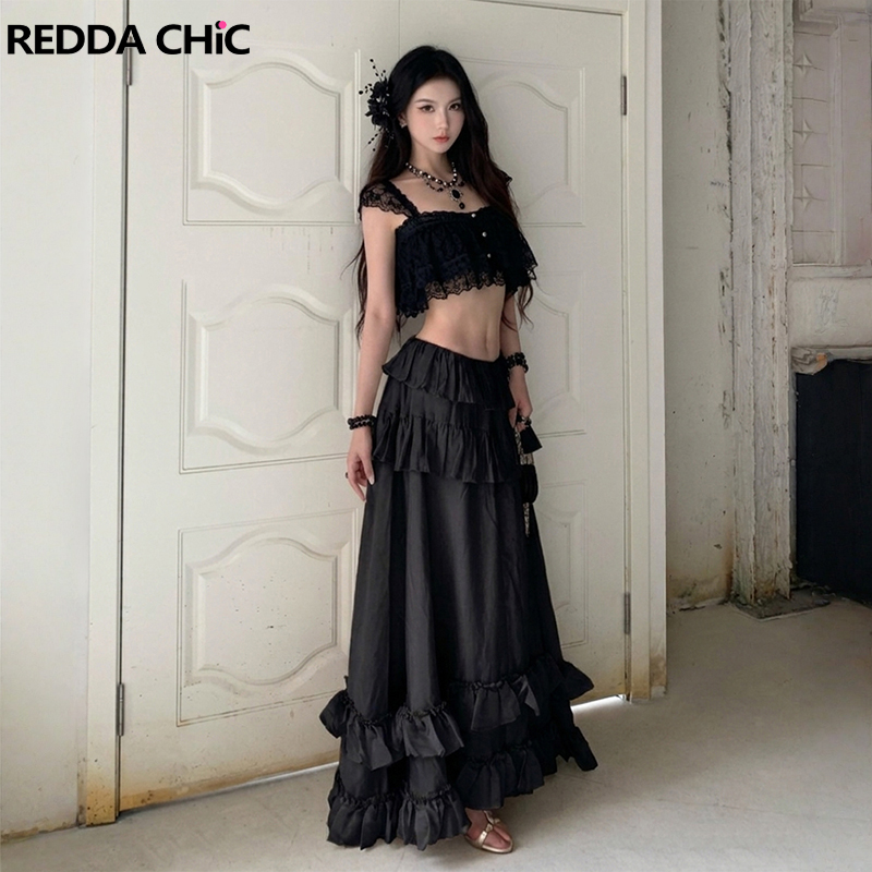 REDDACHiC Women Ruffled Top Sk - مراجعة Summer Clothing Bundle وسعره