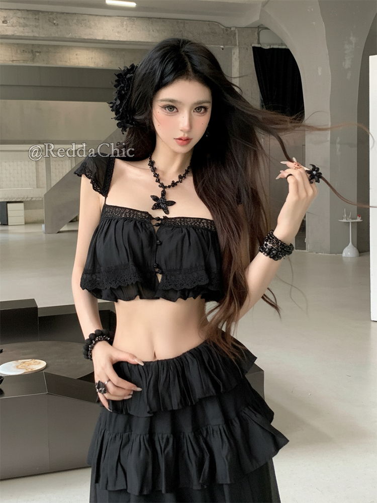 REDDACHiC Women Ruffled Top Sk - مراجعة Summer Clothing Bundle وسعره
