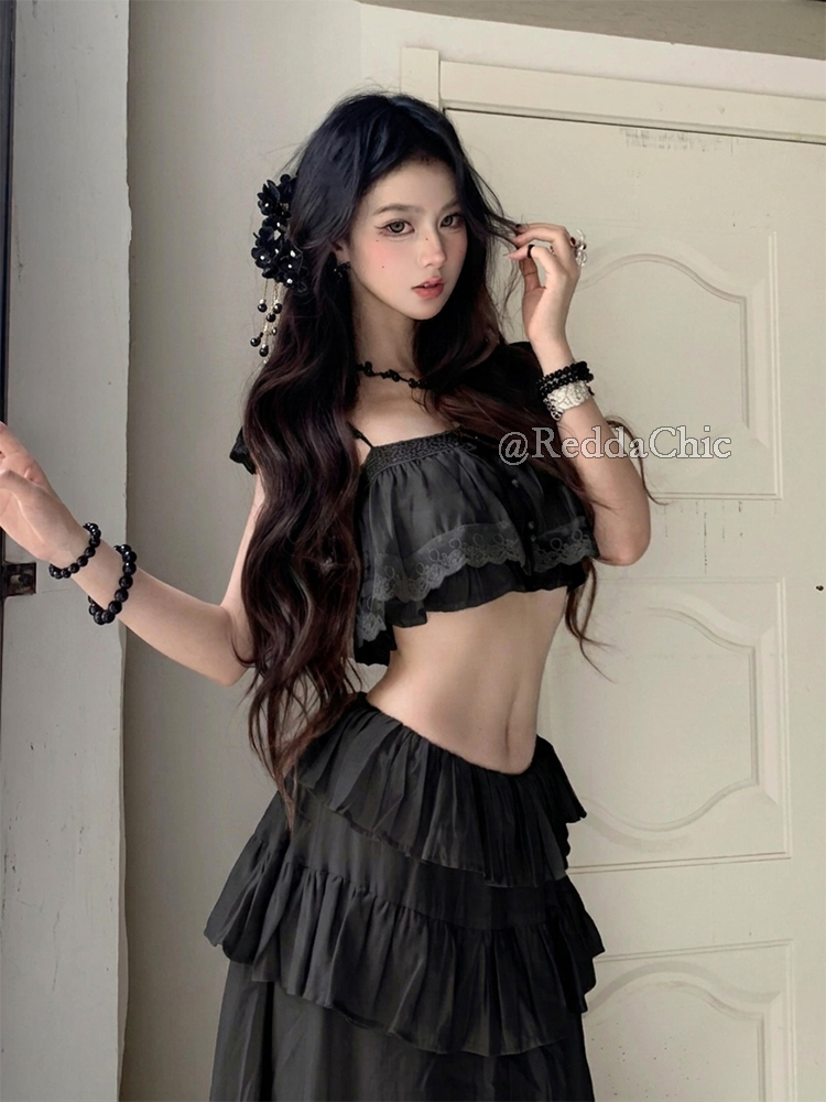 REDDACHiC Women Ruffled Top Sk - مراجعة Summer Clothing Bundle وسعره
