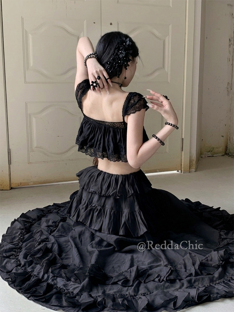 REDDACHiC Women Ruffled Top Sk - مراجعة Summer Clothing Bundle وسعره