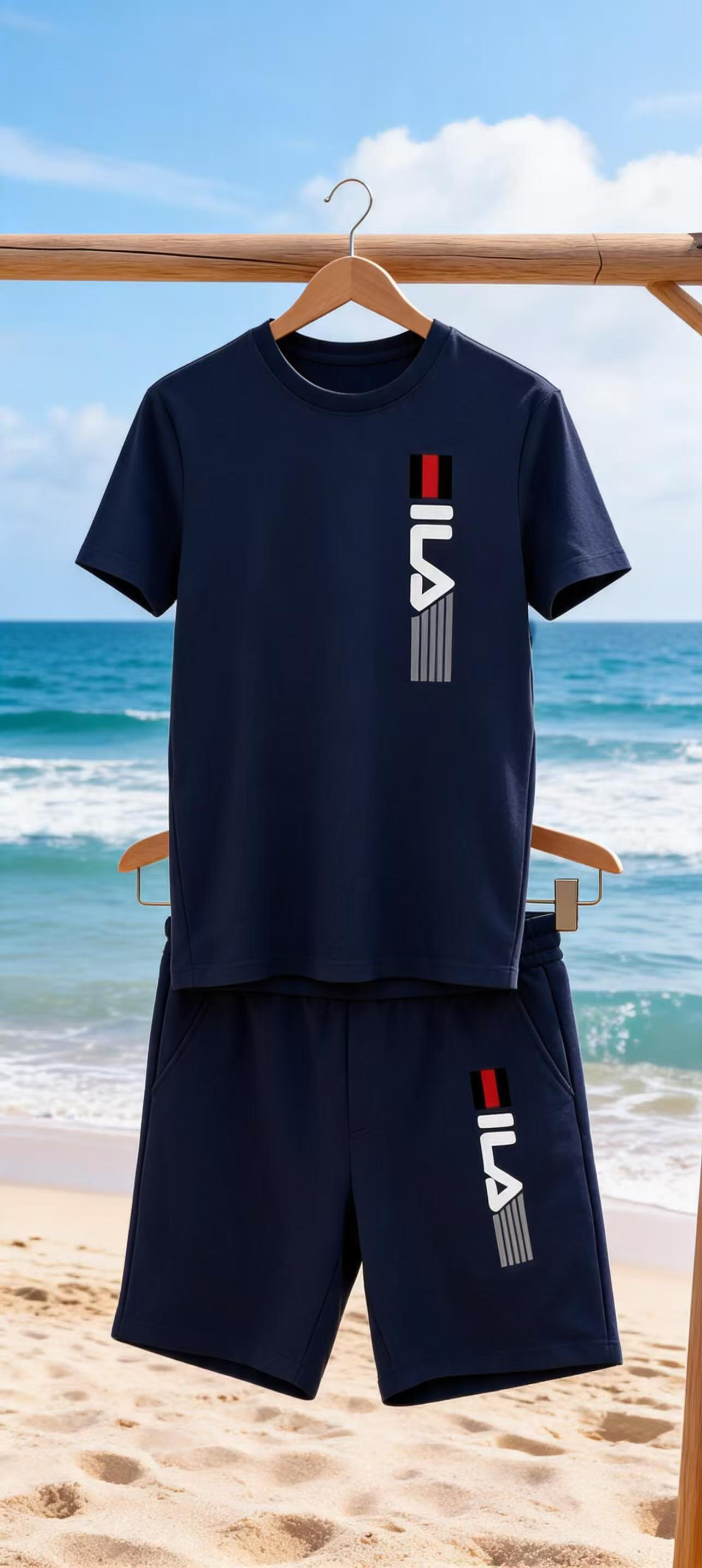 Men 2025 summer new casual spo - مراجعة Summer Outdoor Clothing وسعره