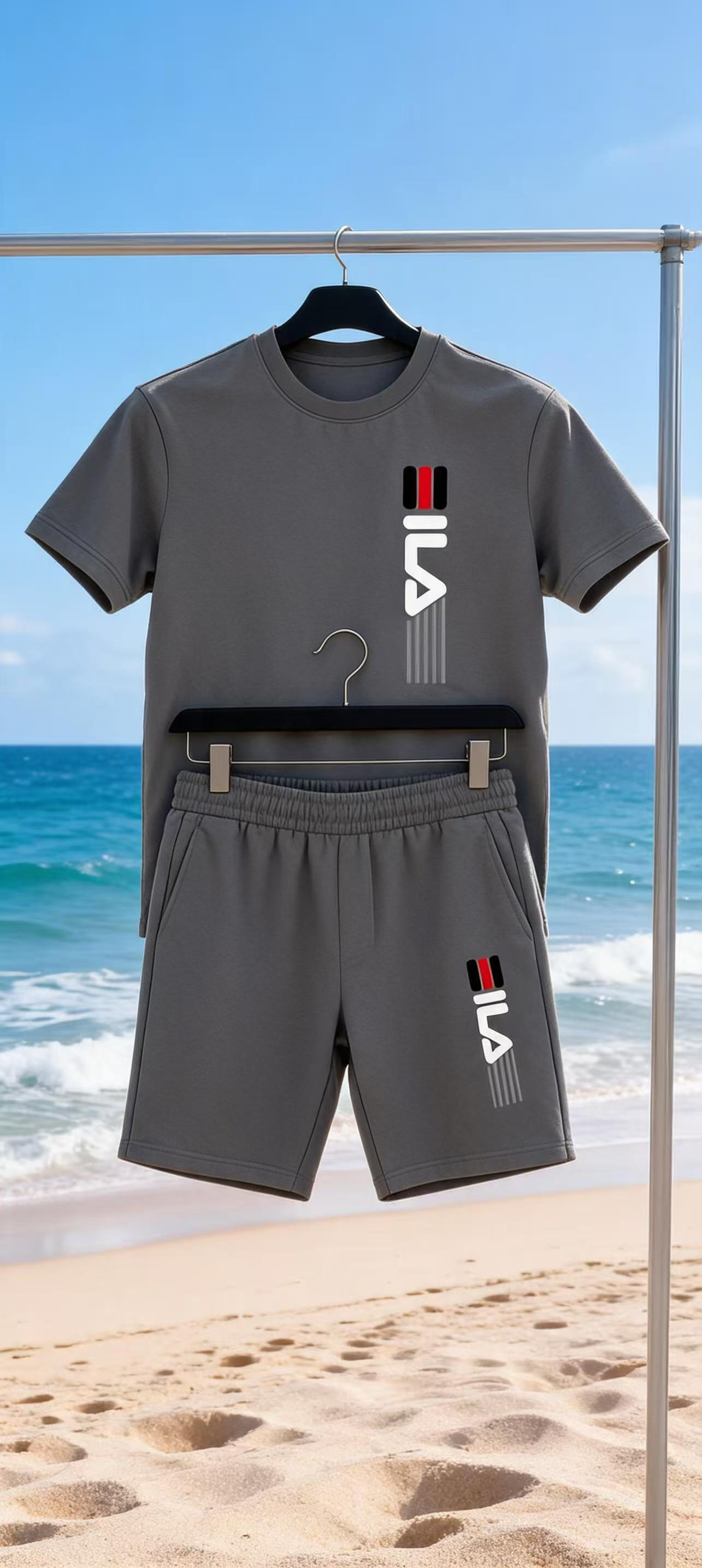 Men 2025 summer new casual spo - مراجعة Summer Outdoor Clothing وسعره