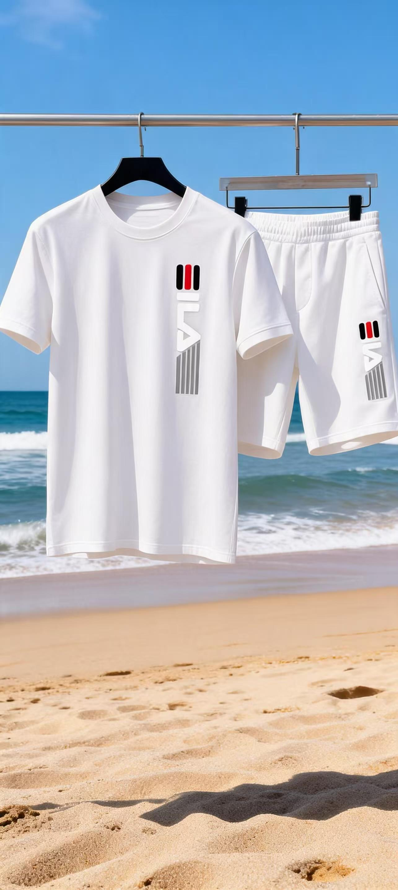 Men 2025 summer new casual spo - مراجعة Summer Outdoor Clothing وسعره