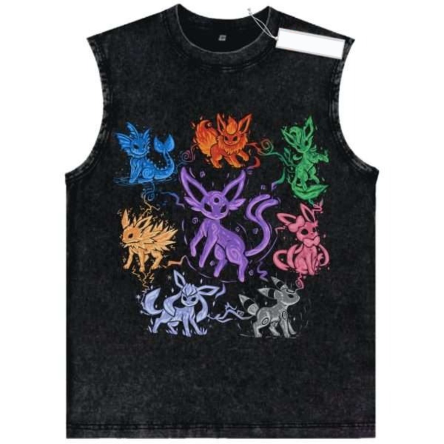 Vintage Washed Pokemon Charact - مراجعة Summer Edit Clothing وسعره
