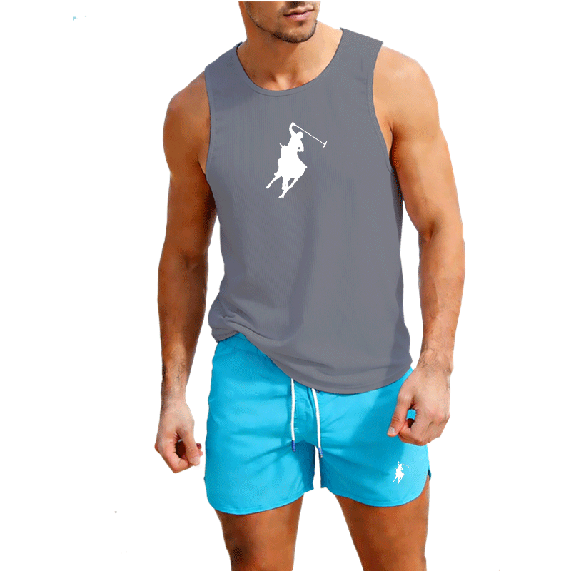 European Men Summer Vest and S - مراجعة Summer Clothing Trends وسعره