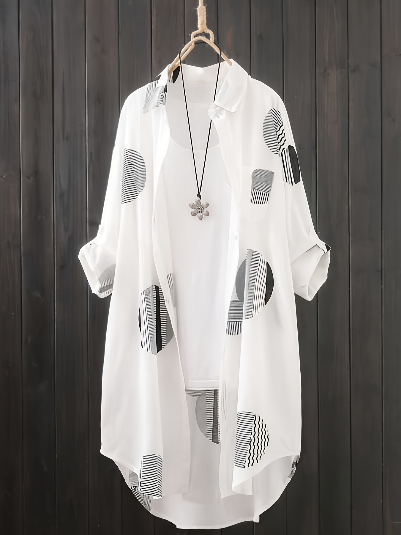 Black and White Large Size Shi - مراجعة Summer Clothing Bundle وسعره