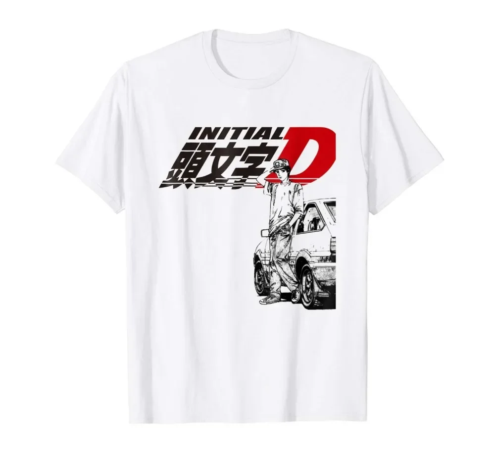 Initial D Tee Shirt Summer Fas - مراجعة Summer Clothing Websites وسعره
