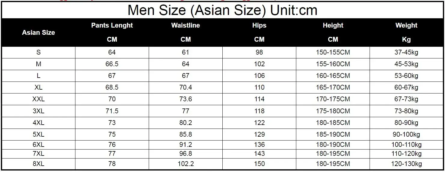 Plus Size 7XL 8XL Gym Joggers  - مراجعة Summer Clothing Websites وسعره