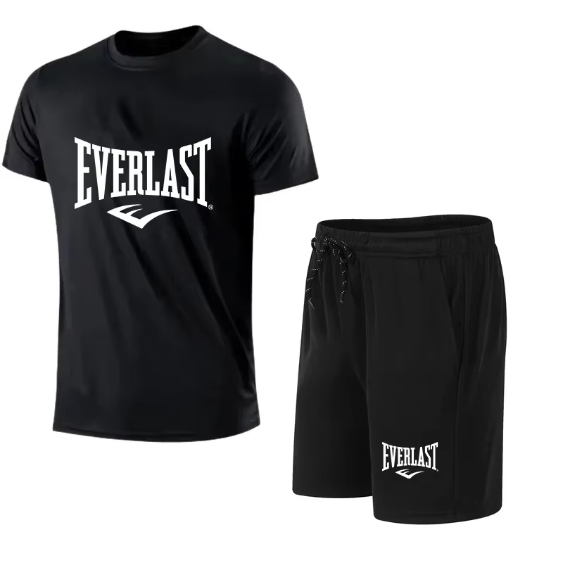 EVERLAST Men's T-shirt + Short - مراجعة Summer Clothing Haul وسعره