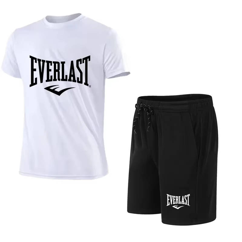 EVERLAST Men's T-shirt + Short - مراجعة Summer Clothing Haul وسعره