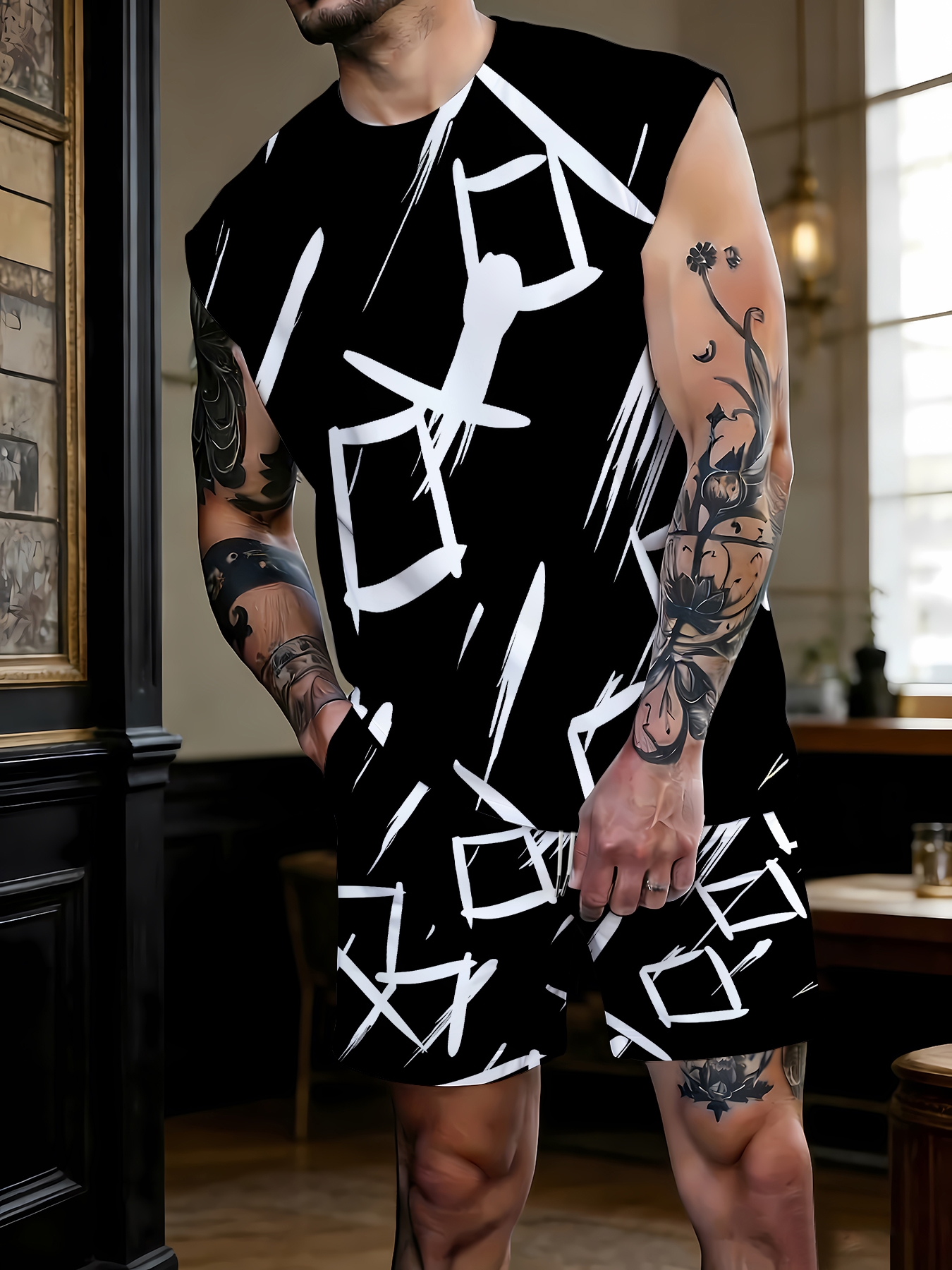 Men's Compression Tank Top and - مراجعة Summer Outdoor Clothing وسعره