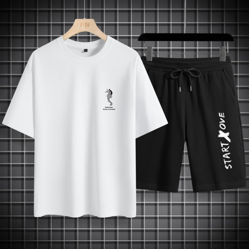 1pcs Men's t-shirt Sets 2026 S - مراجعة Summer Clothing Drip وسعره