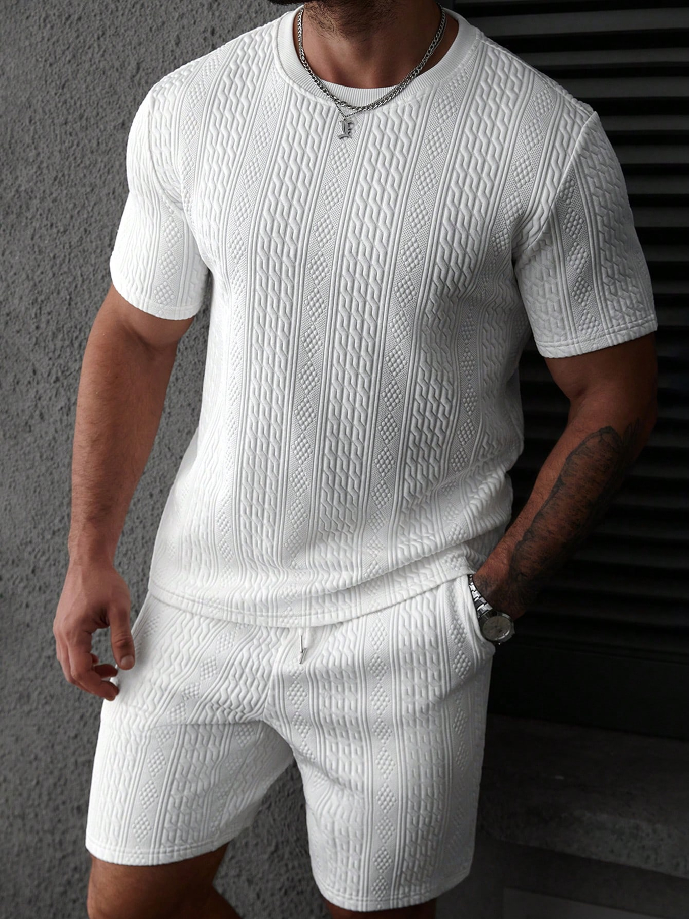 Casual men's polo shirt set, s - مراجعة Summer Clothing Haul وسعره
