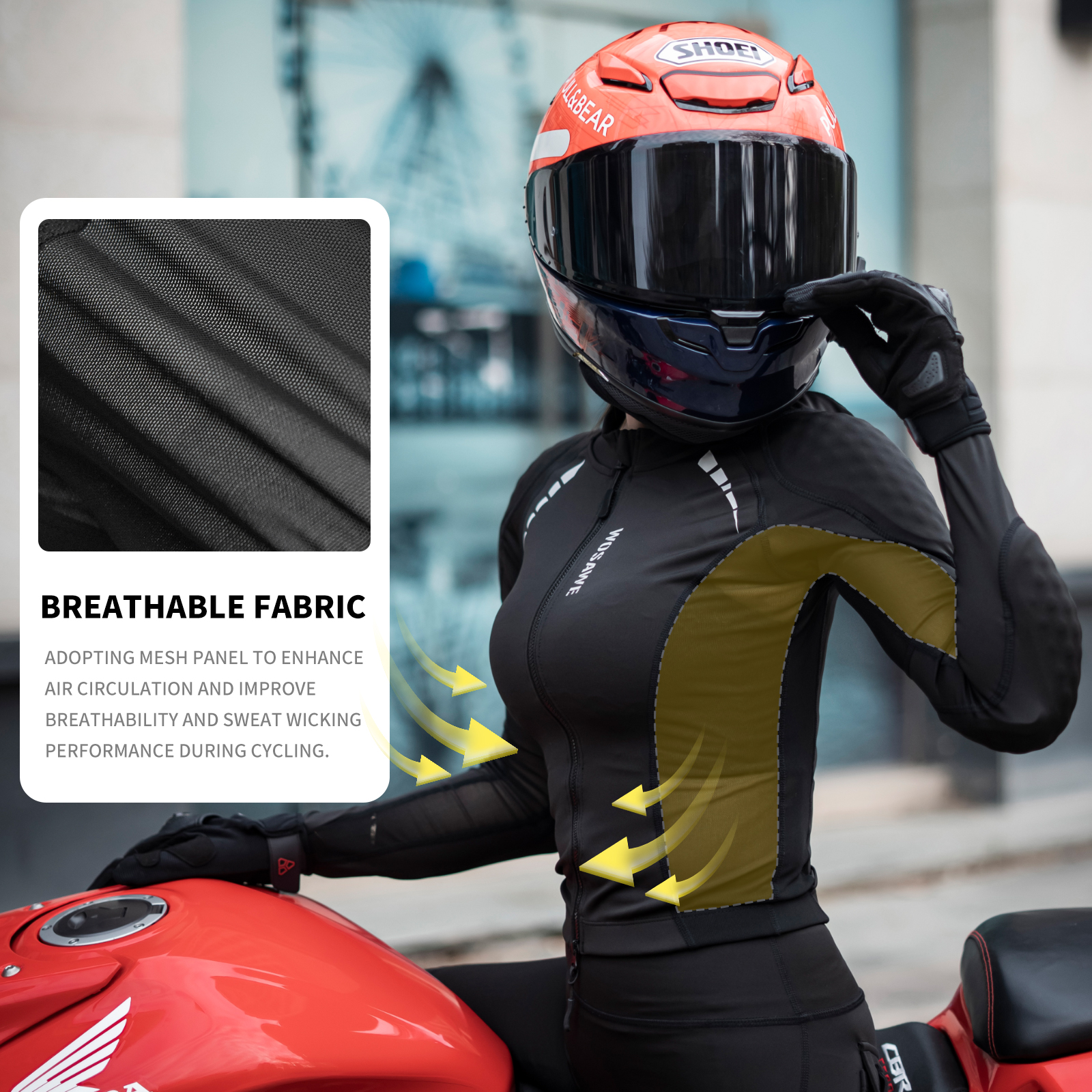 WOSAWE Women Motorcycle Jacket - مراجعة Summer Clothing Motorcycle وسعره