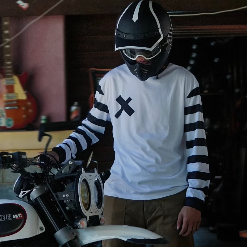 Summer White Motorcycle Off-Ro - مراجعة Summer Clothing Motorcycle وسعره