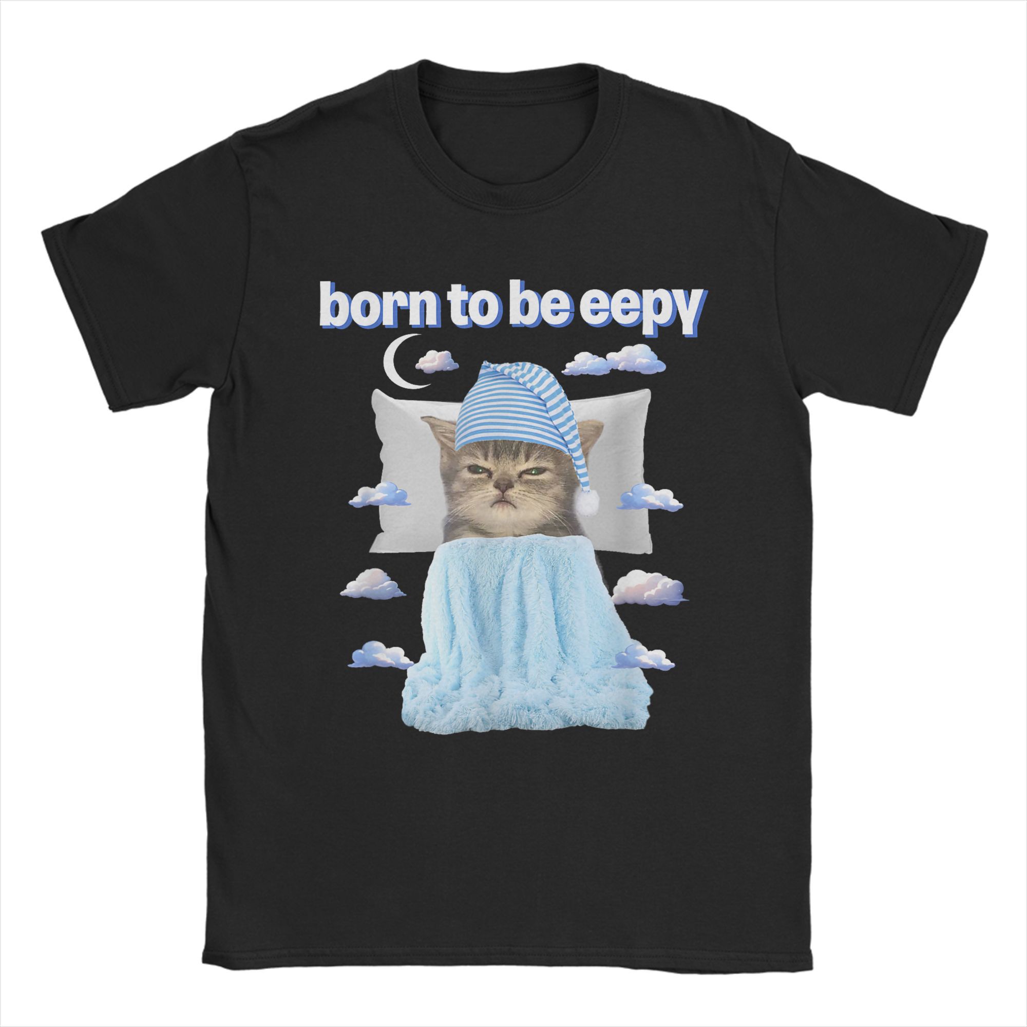 Women T-Shirt Eepy Cat Sleepy  - مراجعة Summer Clothing Ideas For Women وسعره
