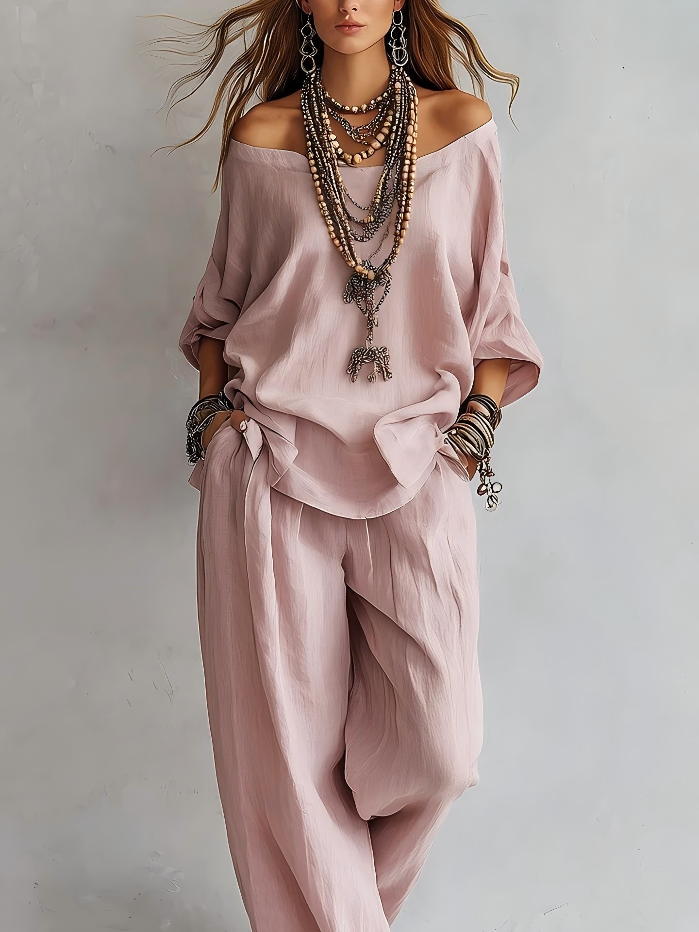 Spring Summer Loose 2 Pieces S - مراجعة Summer Clothing Bundle وسعره