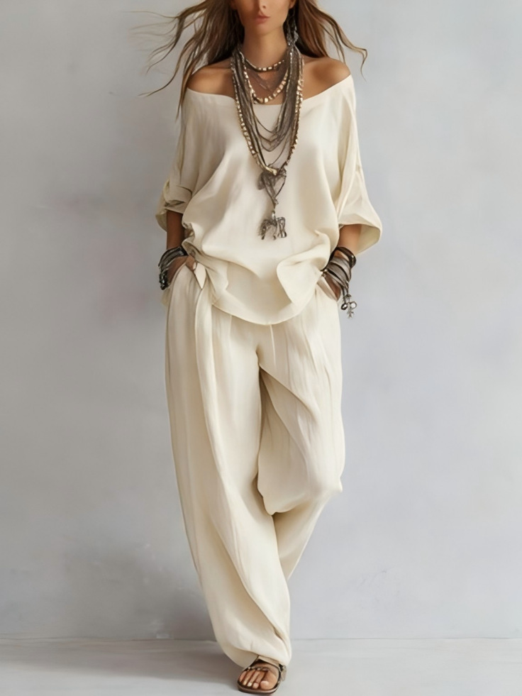 Spring Summer Loose 2 Pieces S - مراجعة Summer Clothing Bundle وسعره