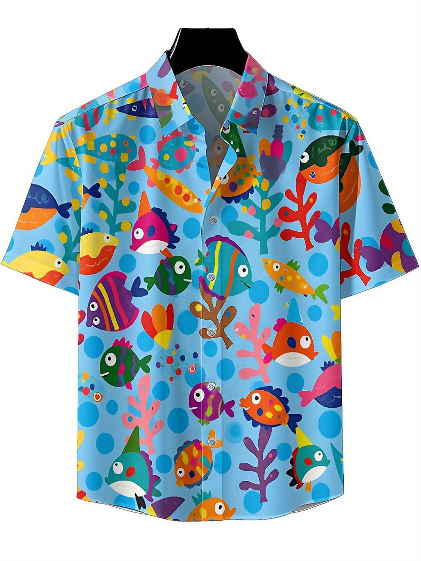 Men's Plus Size Hawaiian Shirt - مراجعة Summer Clothing For A Beach وسعره