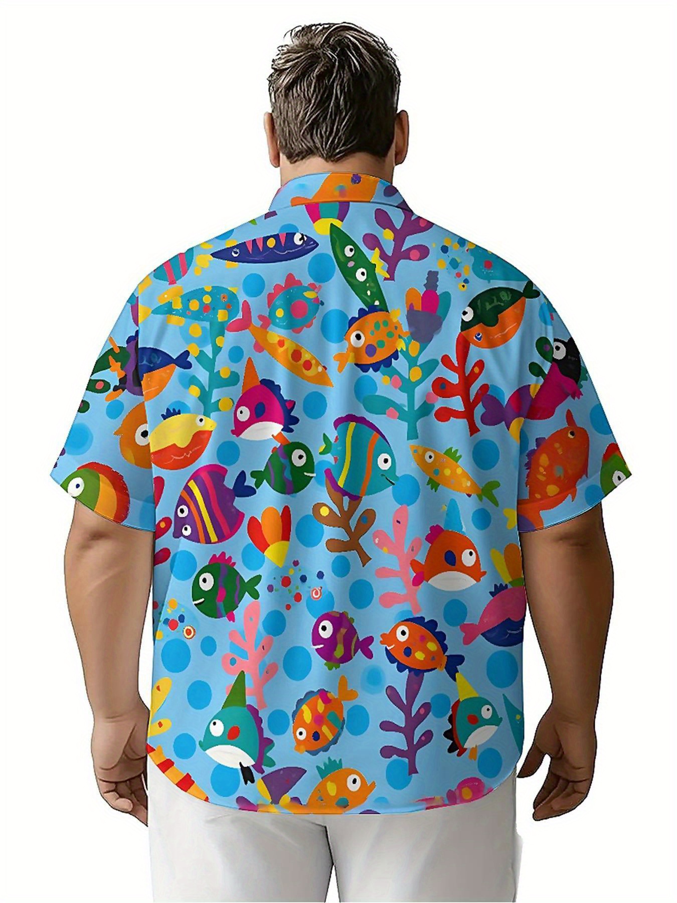 Men's Plus Size Hawaiian Shirt - مراجعة Summer Clothing For A Beach وسعره