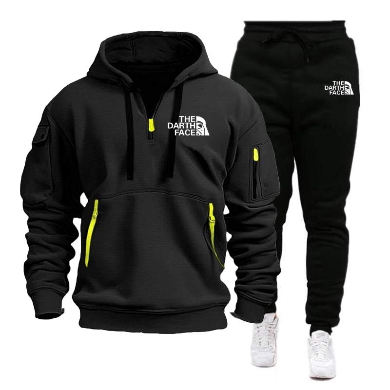 Men's hooded sports shirt set  - مراجعة Summer Clothing Haul وسعره