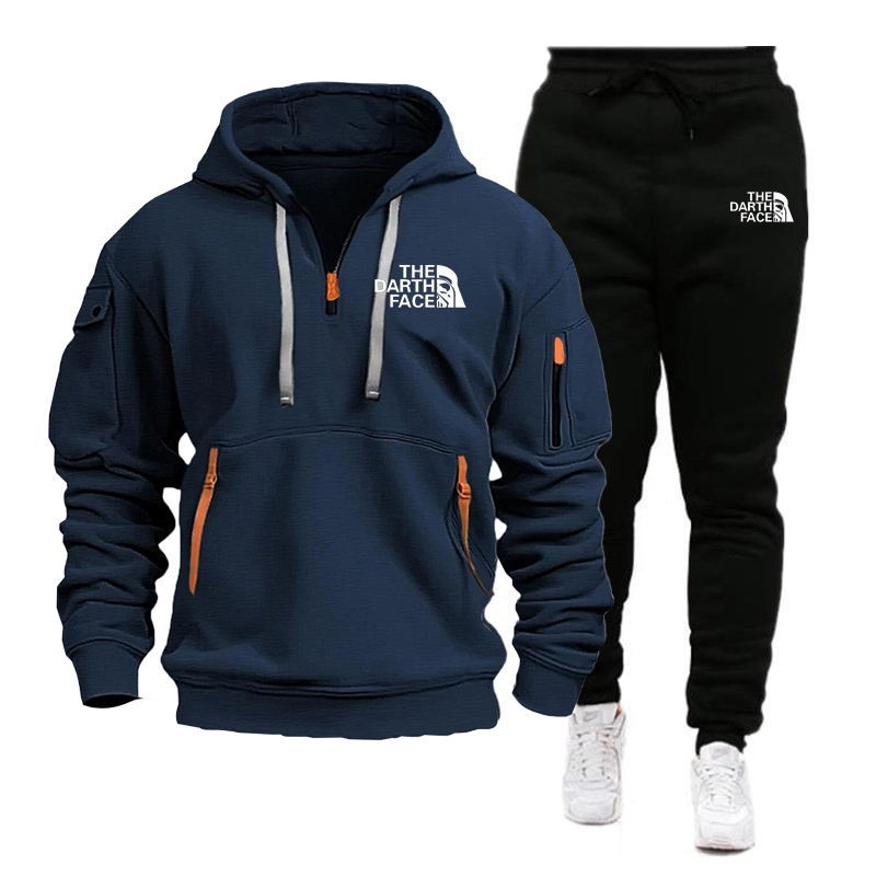Men's hooded sports shirt set  - مراجعة Summer Clothing Haul وسعره