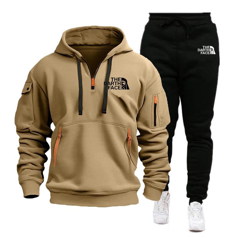 Men's hooded sports shirt set  - مراجعة Summer Clothing Haul وسعره