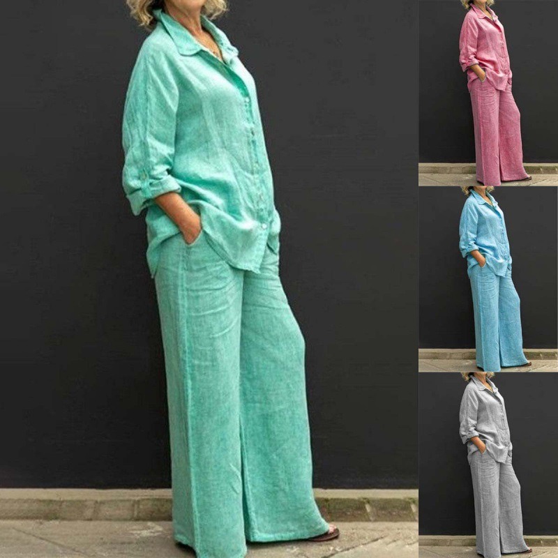 New women's shirt sets, casual - مراجعة Summer Clothing Websites وسعره