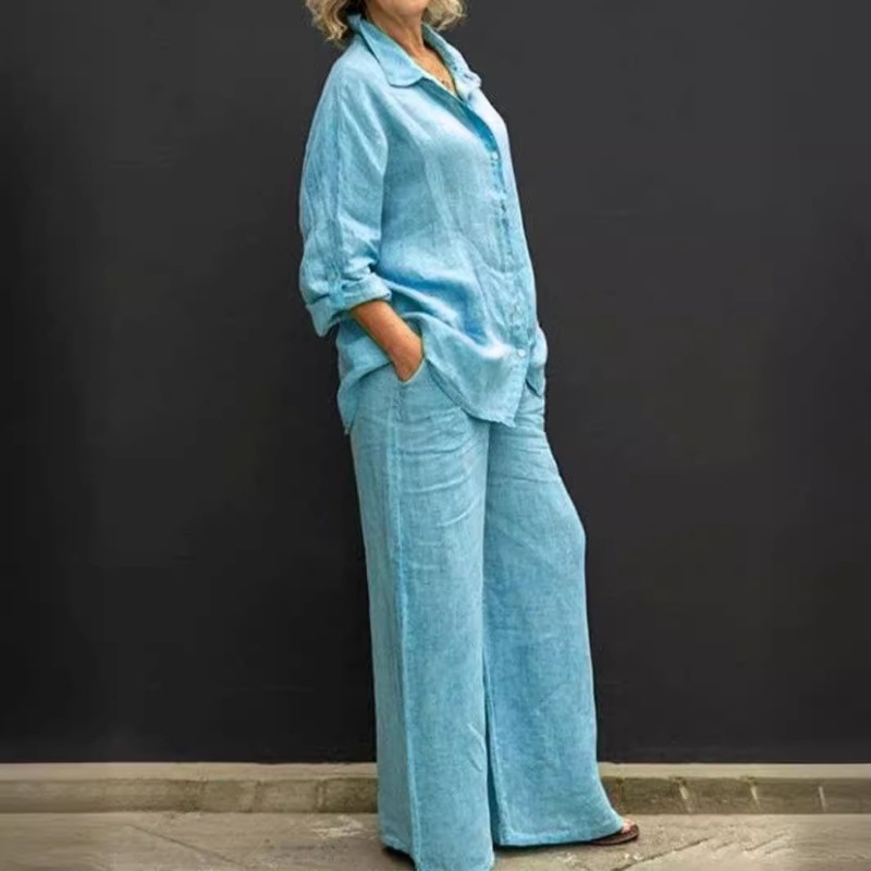New women's shirt sets, casual - مراجعة Summer Clothing Websites وسعره