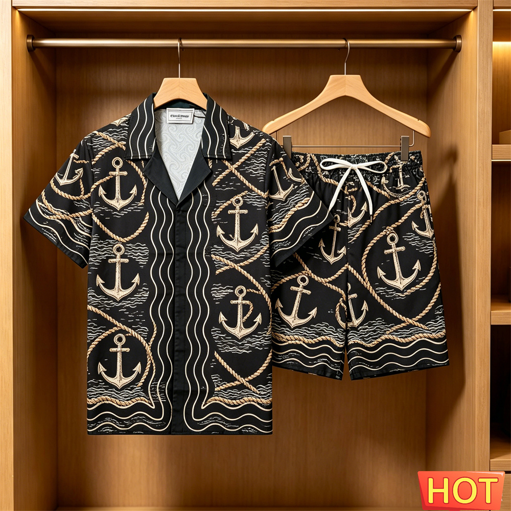 Men's 2 Piece Hawaiian Set Nau - مراجعة Summer Clothing For A Beach وسعره