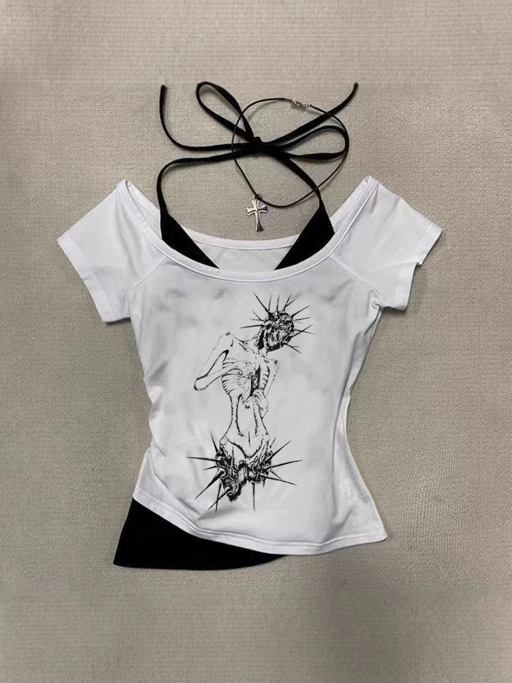Woman clothes y2k tops Female  - مراجعة Summer Clothing Pinterest وسعره