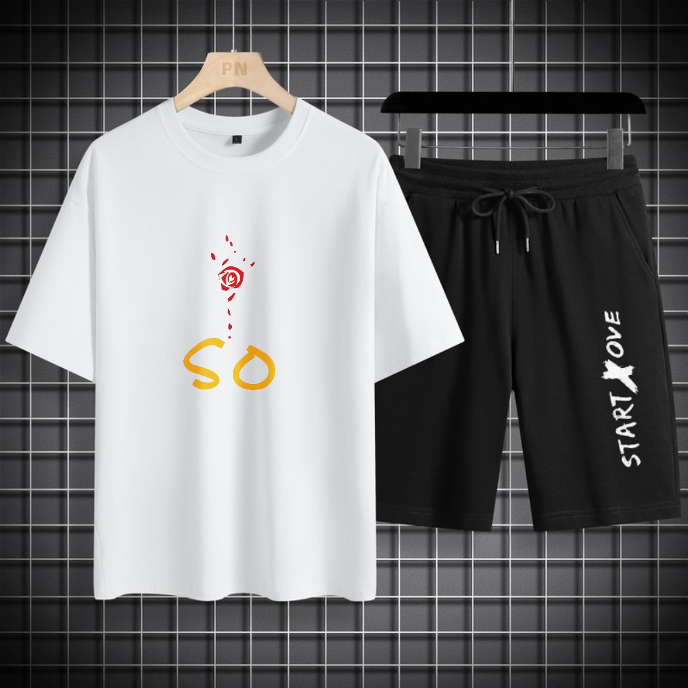 1pcs Men's t-shirt Sets 2026 S - مراجعة Summer Clothing Drip وسعره