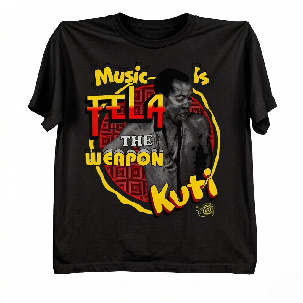 Fela Kuti WHITE T Shirt Short  - مراجعة Summer Clothing Drip وسعره