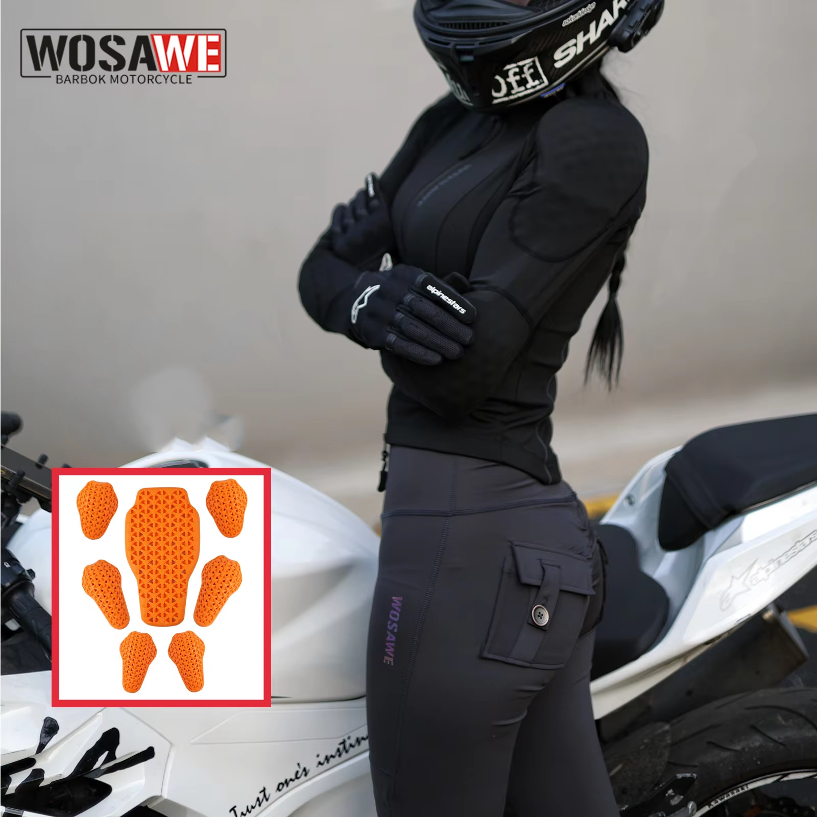WOSAWE Women Motorcycle Jacket - مراجعة Summer Clothing Motorcycle وسعره