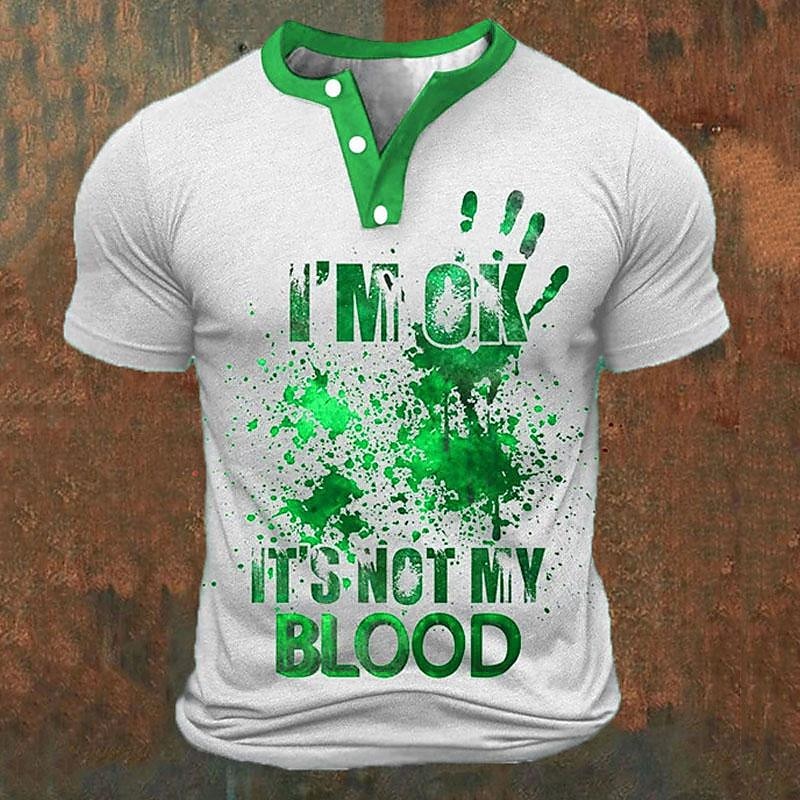 Funny 3D Letter Print Men's He - مراجعة Summer Clothing Trends وسعره