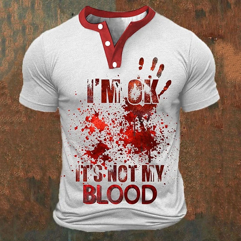 Funny 3D Letter Print Men's He - مراجعة Summer Clothing Trends وسعره