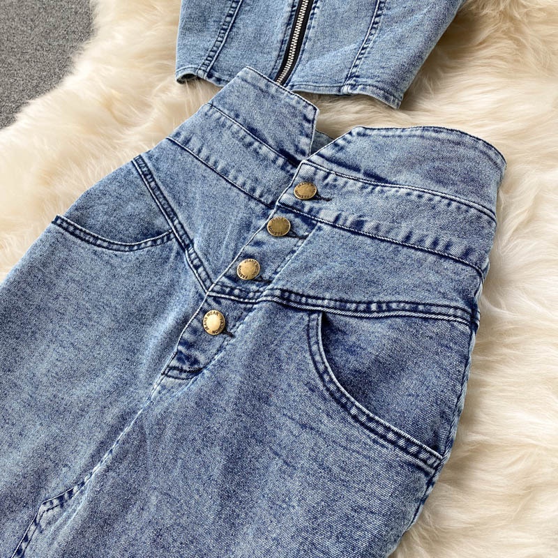 Fashion Denim 2 Piece Sets Wom - مراجعة Summer Clothing Bundle وسعره