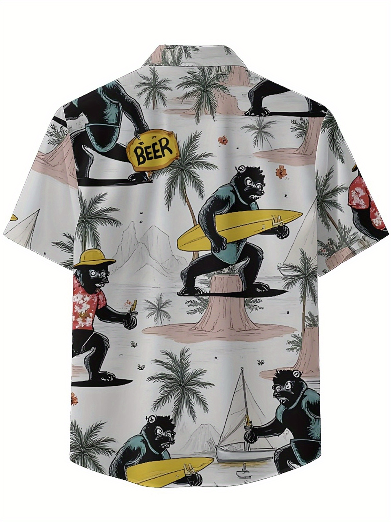Men's Plus Size Hawaiian Shirt - مراجعة Summer Clothing For A Beach وسعره