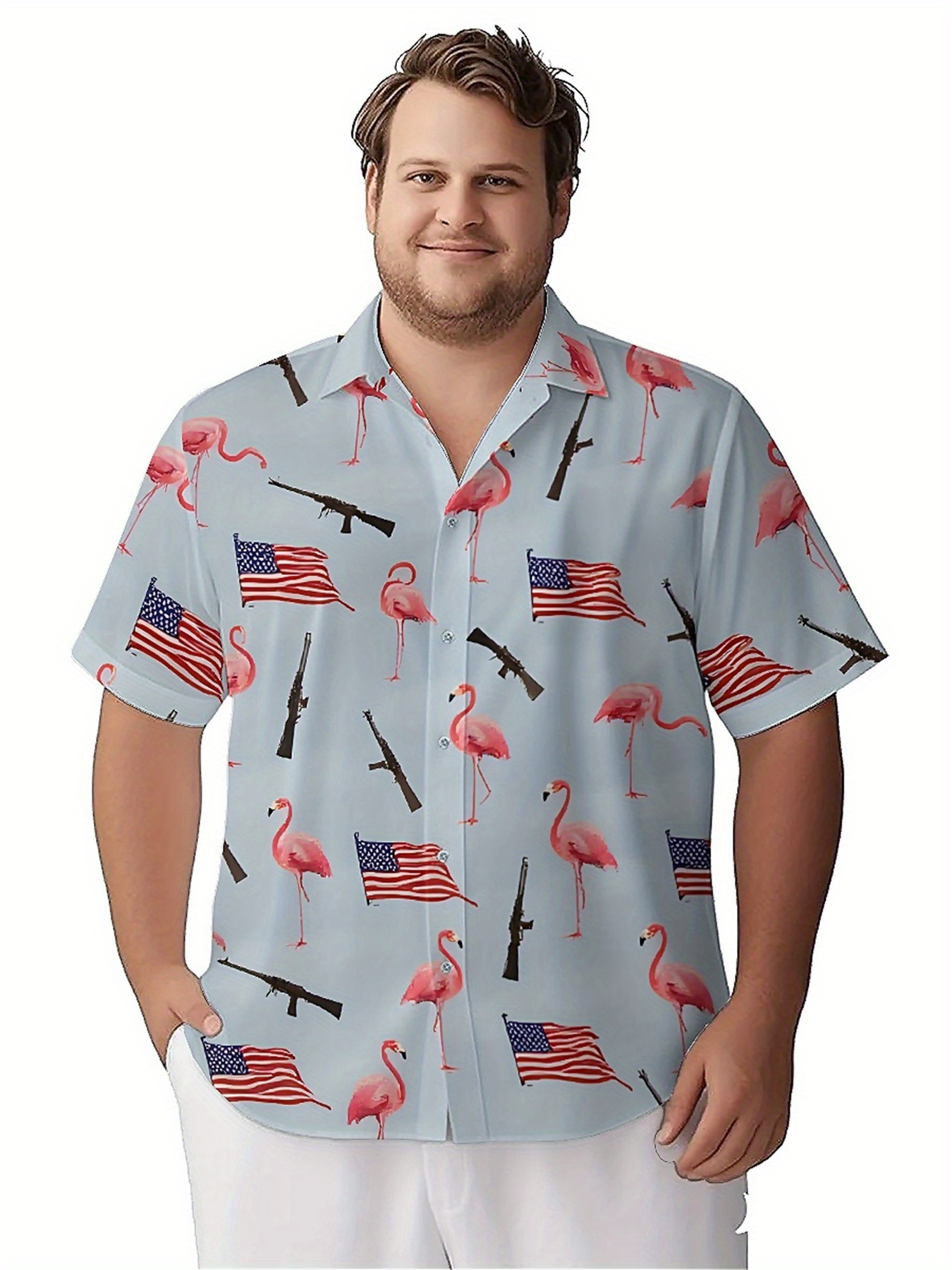 Men's Plus Size Hawaiian Shirt - مراجعة Summer Clothing For A Beach وسعره