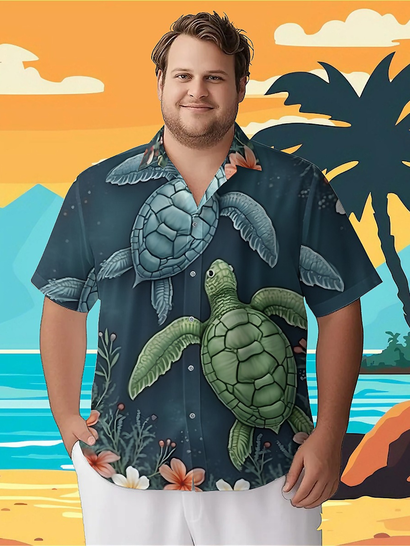 Men's Plus Size Hawaiian Shirt - مراجعة Summer Clothing For A Beach وسعره