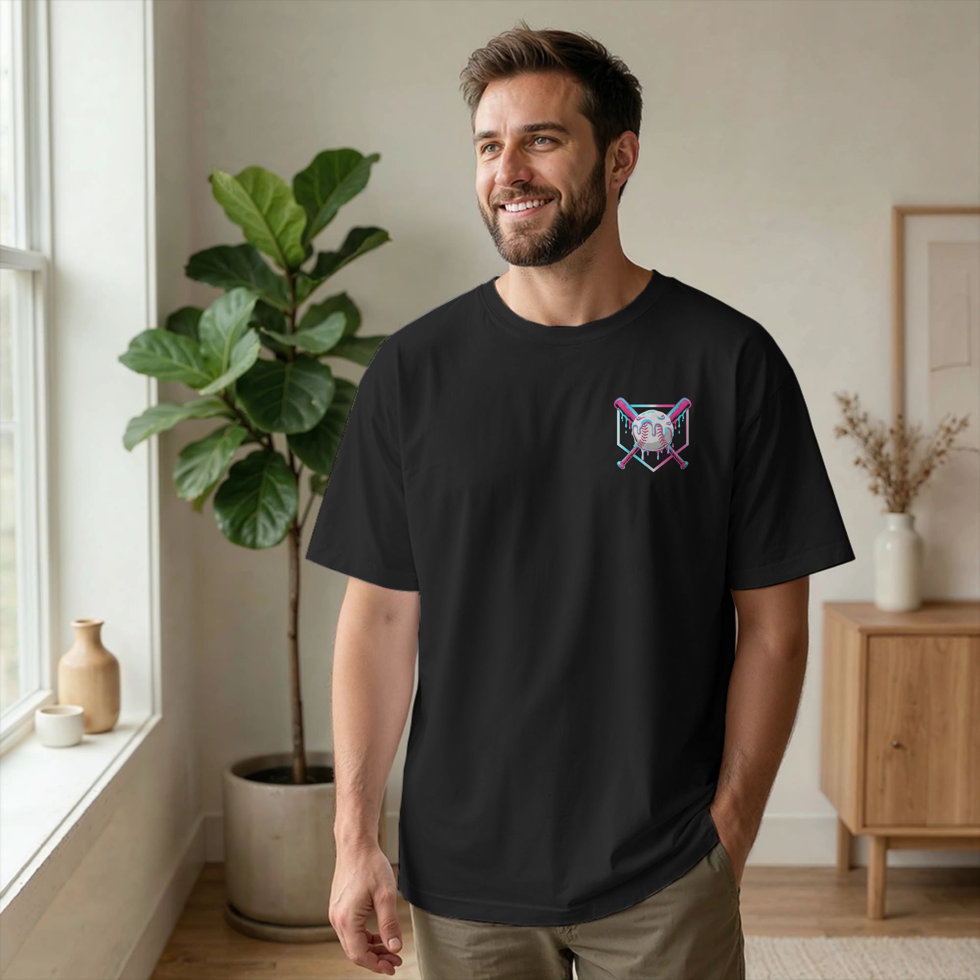 Baseball Sport Ice Cream Drip  - مراجعة Summer Clothing Drip وسعره