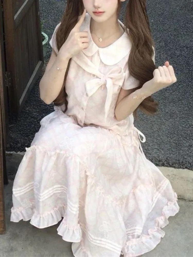 Japanese Vintage Sweet Bow Pet - مراجعة Summer Clothing Bundle وسعره