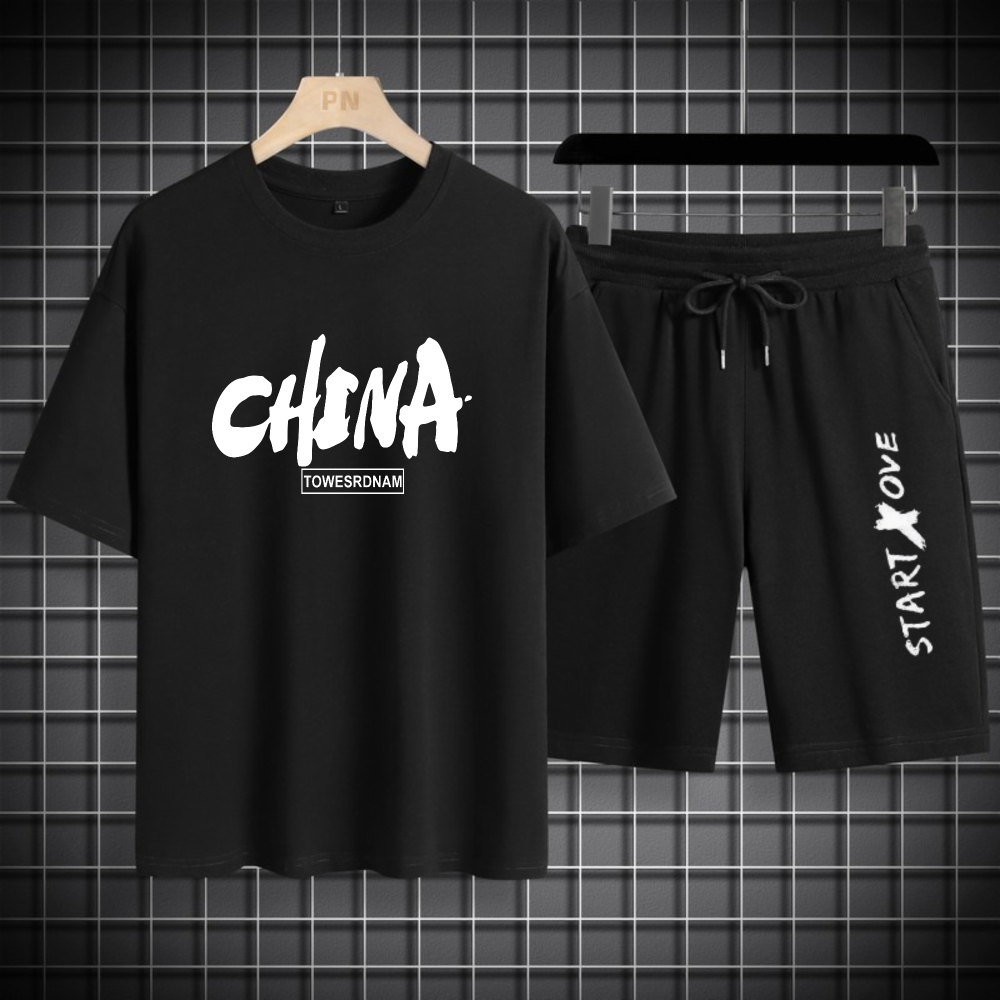 1pcs Men's t-shirt Sets 2026 S - مراجعة Summer Clothing Drip وسعره